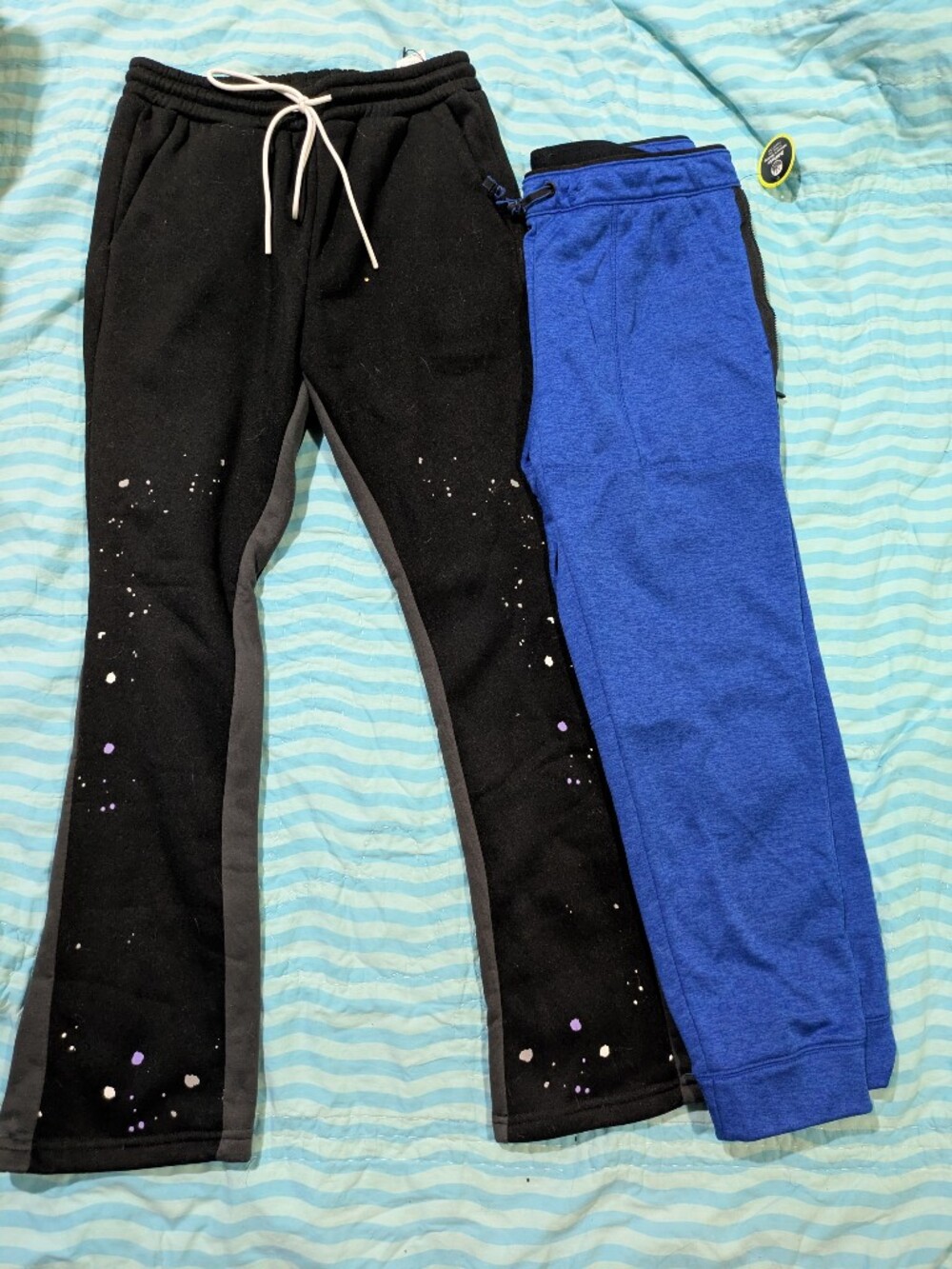 Kids Black & Blue Active Bottoms - Comfortable Everyday Wear